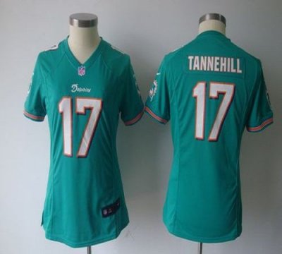 Jerseys Factory Cheap Nike Dolphins #17 Ryan Tannehill Aqua Gree