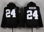 Jerseys Factory Cheap Oakland Raiders #24 Charles Woodson NFL Pu