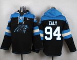 Jerseys Factory Cheap Nike Panthers #94 Kony Ealy Black Player P