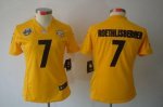 Jerseys Factory Cheap Nike Steelers #7 Ben Roethlisberger Gold W