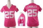 Jerseys Factory Cheap Nike Chiefs #25 Jamaal Charles Pink Draft