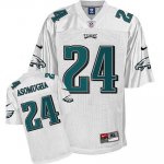 Jerseys Factory Cheap Nike Eagles #24 Nnamdi Asomugha White Stit