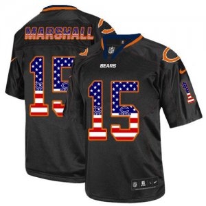 Jerseys Factory Cheap Nike Bears #15 Brandon Marshall Black Men'