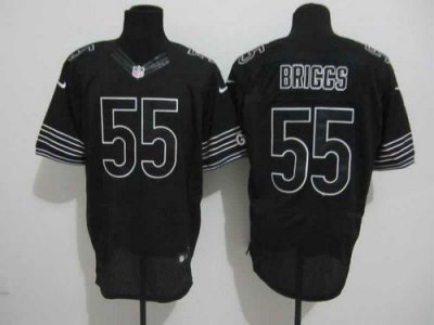 Jerseys Factory Cheap Nike Bears #55 Lance Briggs Black Shadow M