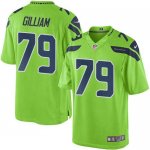 Jerseys Factory Cheap Nike Seahawks #79 Garry Gilliam Green Men'