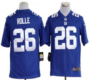 Jerseys Factory Cheap Nike Giants #26 Antrel Rolle Royal Blue Te