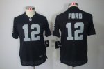 Jerseys Factory Cheap Nike Raiders #12 Jacoby Ford Black Team Co