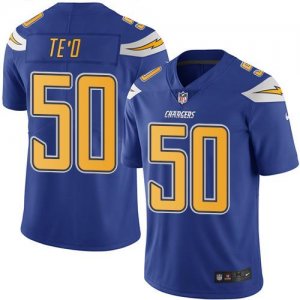 Jerseys Factory Cheap Nike Chargers #50 Manti Te'o Electric Blue