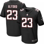 Jerseys Factory Cheap Nike Falcons #23 Robert Alford Black Alter