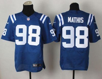 Jerseys Factory Cheap Nike Colts #98 Robert Mathis Royal Blue Te