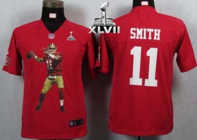 Jerseys Factory Cheap Nike 49ers #11 Alex Smith Red Team Color Y