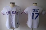 Jerseys Factory Cheap Rangers #17 Nelson Cruz White Women's Fash