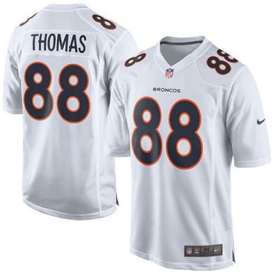 Jerseys Factory Cheap Nike Broncos #88 Demaryius Thomas White Me