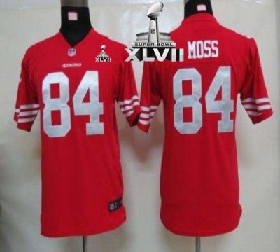 Jerseys Factory Cheap Nike 49ers #84 Randy Moss Red Team Color Y