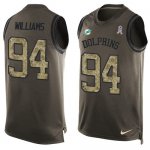 Jerseys Factory Cheap Nike Dolphins #94 Mario Williams Green Men