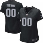 Jerseys Factory Cheap Nike Oakland Raiders Customized Black Embr