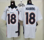 Jerseys Factory Cheap Nike Broncos #18 Peyton Manning White With