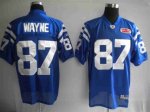 Jerseys Factory Cheap Colts #87 Reggie Wayne Blue With Super Bow