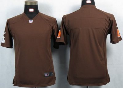 Jerseys Factory Cheap Nike Browns Blank Brown Team Color Youth N