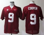 Jerseys Factory Cheap Crimson Tide #9 Amari Cooper Red Embroider