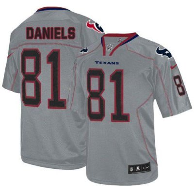 Jerseys Factory Cheap Nike Texans #81 Owen Daniels Lights Out Gr