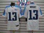 Jerseys Factory Cheap Nike Titans #13 Kendall Wright White With