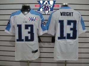 Jerseys Factory Cheap Nike Titans #13 Kendall Wright White With