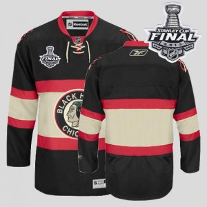 Jerseys Factory Cheap Blackhawks Blank Embroidered Black New Thi