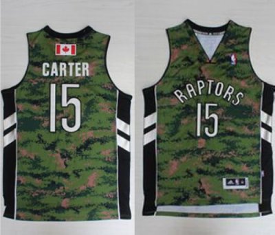 Jerseys Factory Cheap Raptors #15 Vince Carter Camo Pride Stitch