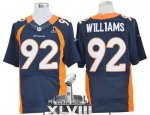 Jerseys Factory Cheap Nike Broncos #92 Sylvester Williams Navy B