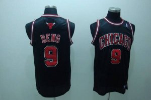 Jerseys Factory Cheap Bulls #9 Luol Deng Embroidered Black NBA J
