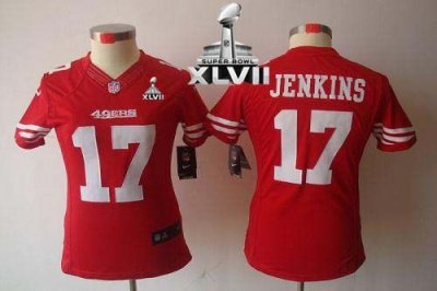 Jerseys Factory Cheap Nike 49ers #17 A.J. Jenkins Red Team Color