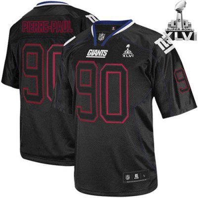 Jerseys Factory Cheap Giants #90 Jason Pierre-Paul Lights Out Bl