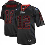 Jerseys Factory Cheap Nike Patriots #12 Tom Brady New Lights Out