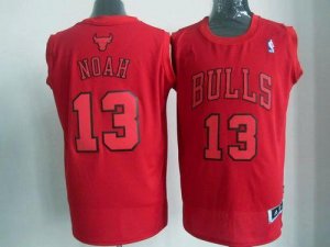 Jerseys Factory Cheap Bulls #13 Joakim Noah Red Big Color Fashio