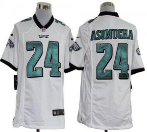 Jerseys Factory Cheap Nike Eagles #24 Nnamdi Asomugha White Men'