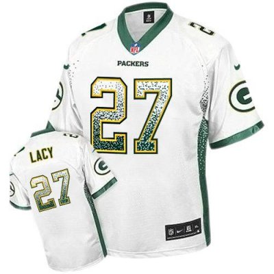 Jerseys Factory Cheap Nike Packers #27 Eddie Lacy White Men's St