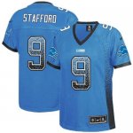 Jerseys Factory Cheap Nike Lions #9 Matthew Stafford Light Blue