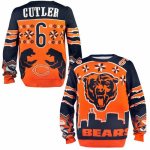 Jerseys Factory Cheap Nike Bears #6 Jay Cutler Orange/Navy Blue
