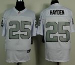 Jerseys Factory Cheap Nike Raiders #25 D.J. Hayden White Silver