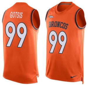 Jerseys Factory Cheap Nike Broncos #99 Adam Gotsis Orange Team C