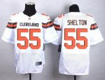 Jerseys Factory Cheap Nike Browns #55 Danny Shelton White Men's
