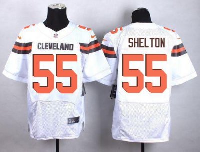 Jerseys Factory Cheap Nike Browns #55 Danny Shelton White Men's