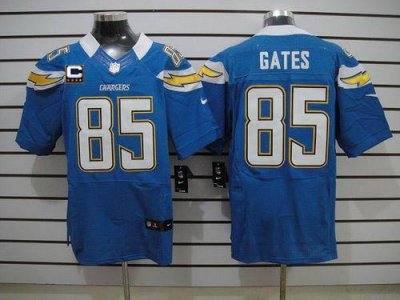 Jerseys Factory Cheap Nike Chargers #85 Antonio Gates Electric B