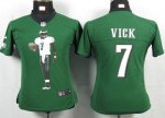 Jerseys Factory Cheap Nike Eagles #7 Michael Vick Midnight Green