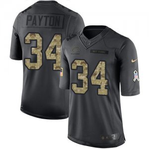 Jerseys Factory Cheap Nike Bears #34 Walter Payton Black Men's S