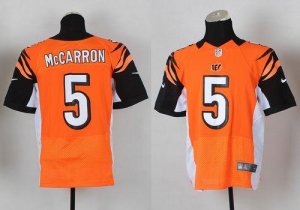 Jerseys Factory Cheap Nike Bengals #5 AJ McCarron Orange Alterna