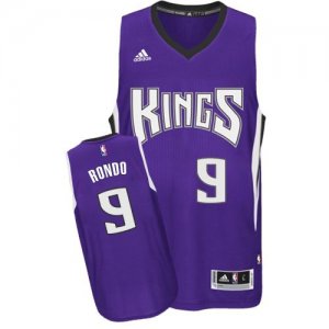 Jerseys Factory Cheap Kings #9 Rajon Rondo Purple Stitched NBA J