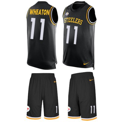 Jerseys Factory Cheap Nike Steelers #11 Markus Wheaton Black Tea