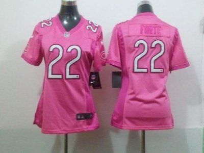 Jerseys Factory Cheap Nike Bears #22 Matt Forte Pink Women's Be